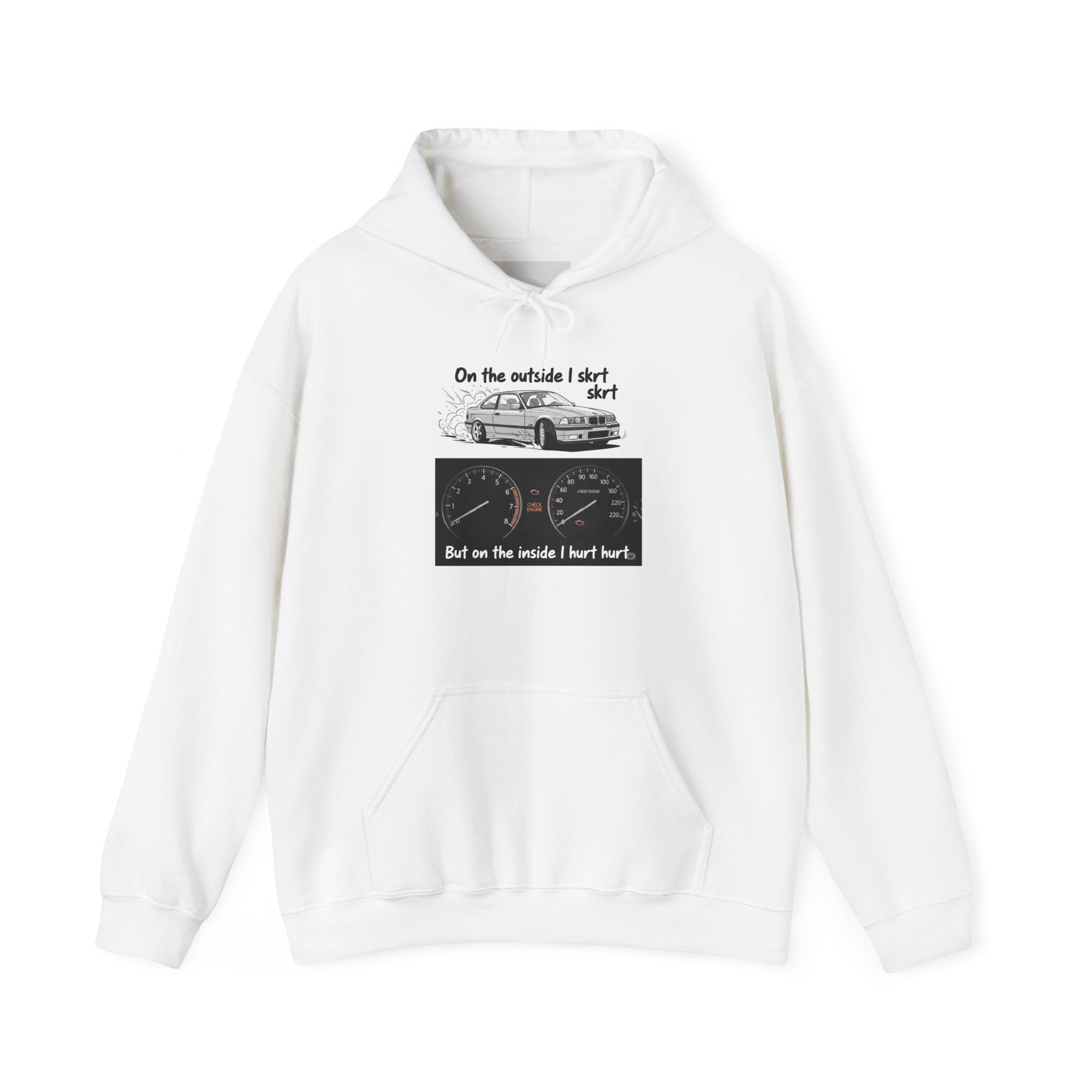 Hooded Sweatshirt Bmw Drift Check Engine Design