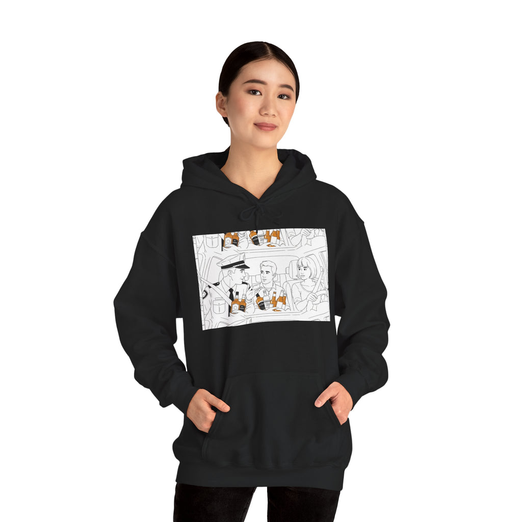 Hooded Sweatshirt - Under Influence, Don't Drink and Drive, Alcohol, Double Vision