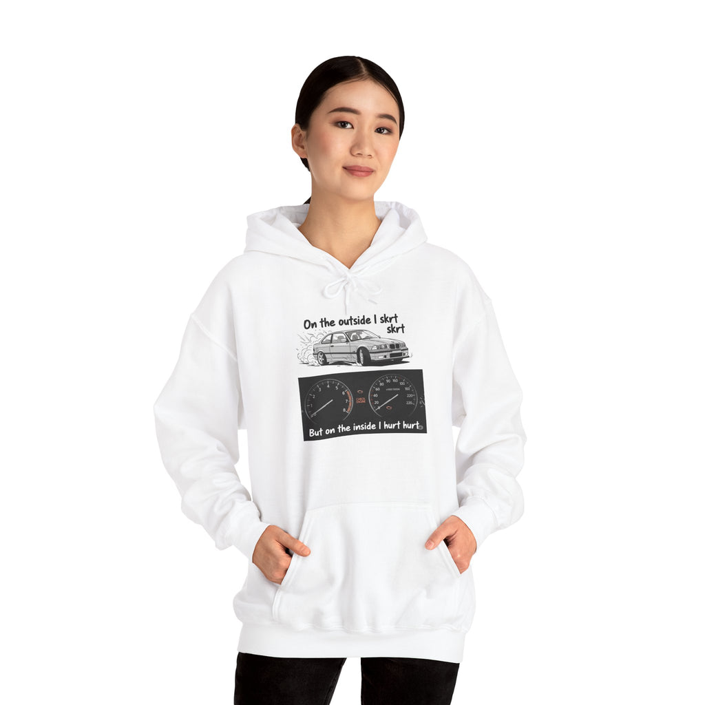 Hooded Sweatshirt Bmw Drift Check Engine Design
