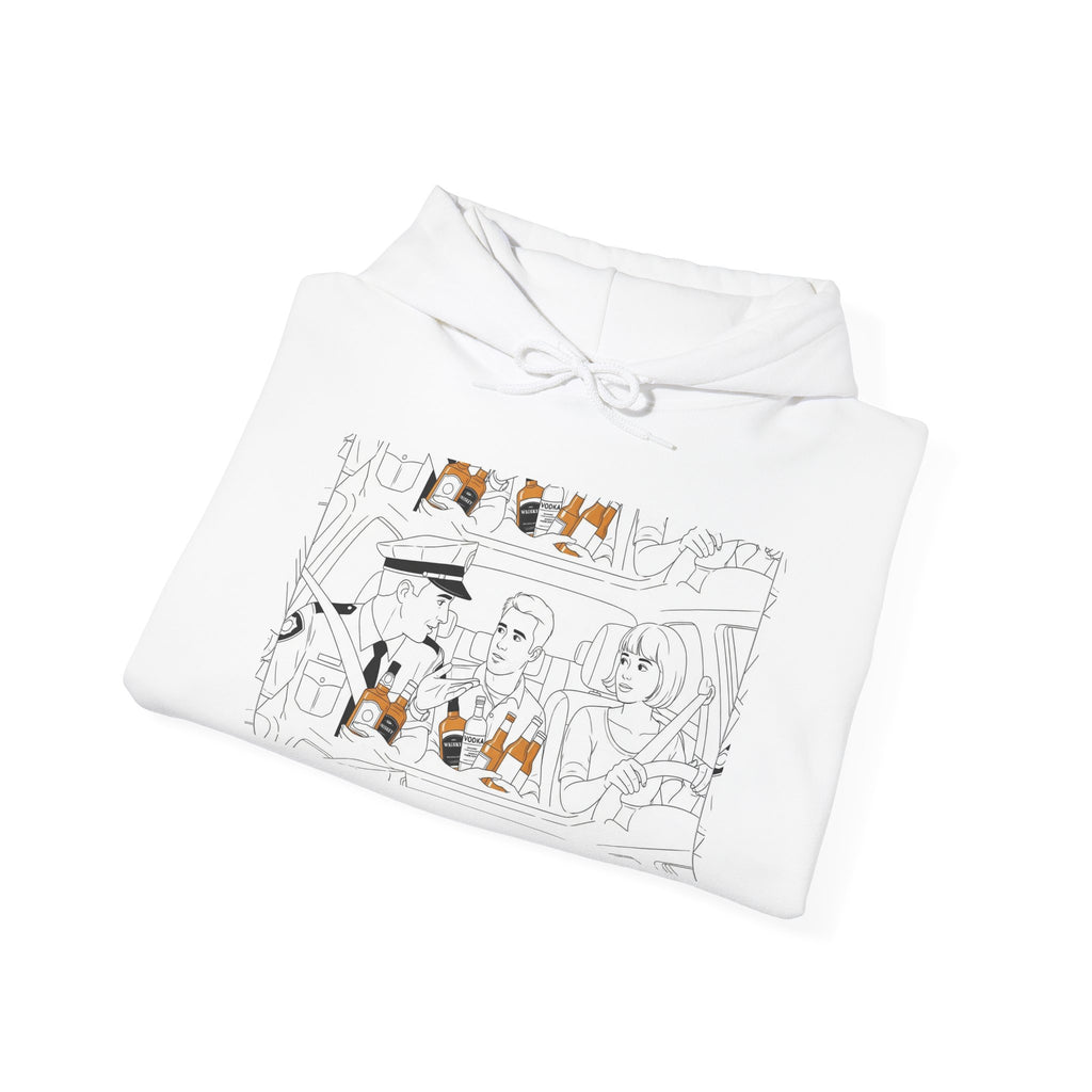Hooded Sweatshirt - Under Influence, Don't Drink and Drive, Alcohol, Double Vision