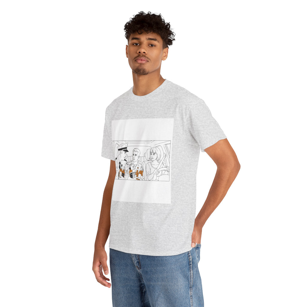 Funny Alcohol Unisex Tee - Under Influence, Don't Drink and Drive