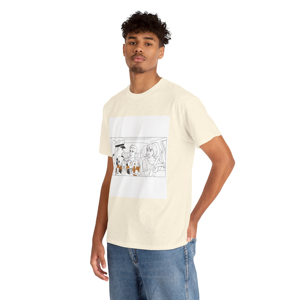 Funny Alcohol Unisex Tee - Under Influence, Don't Drink and Drive