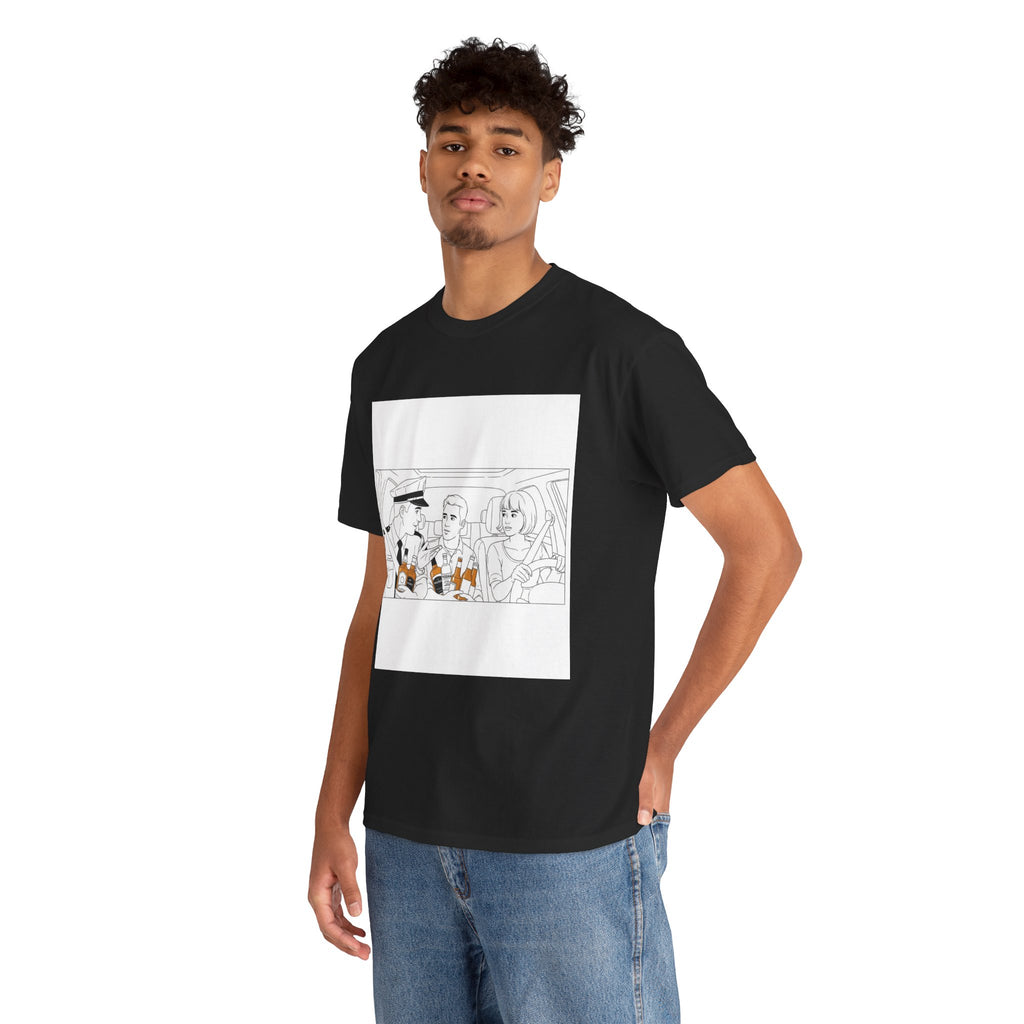 Funny Alcohol Unisex Tee - Under Influence, Don't Drink and Drive