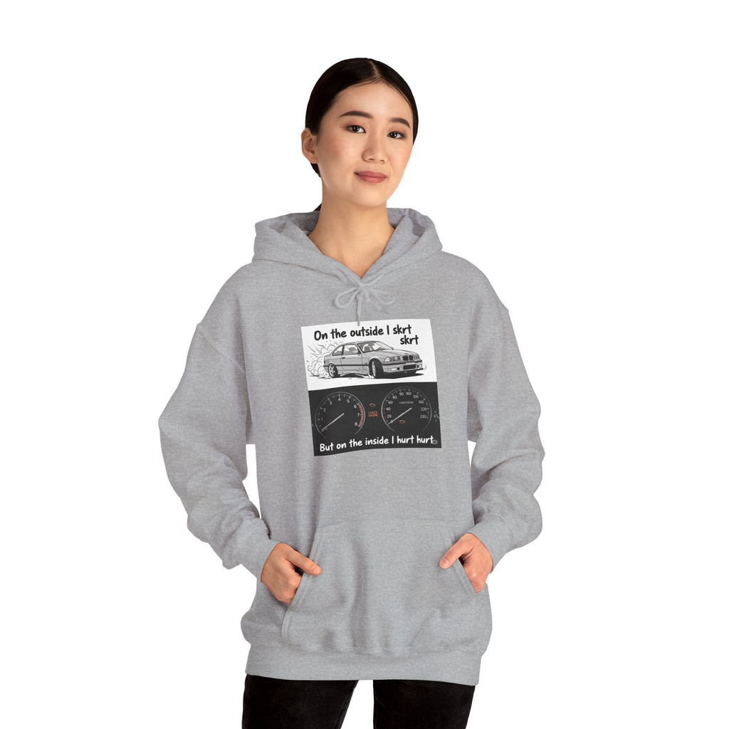 Hooded Sweatshirt Bmw Drift Check Engine Design