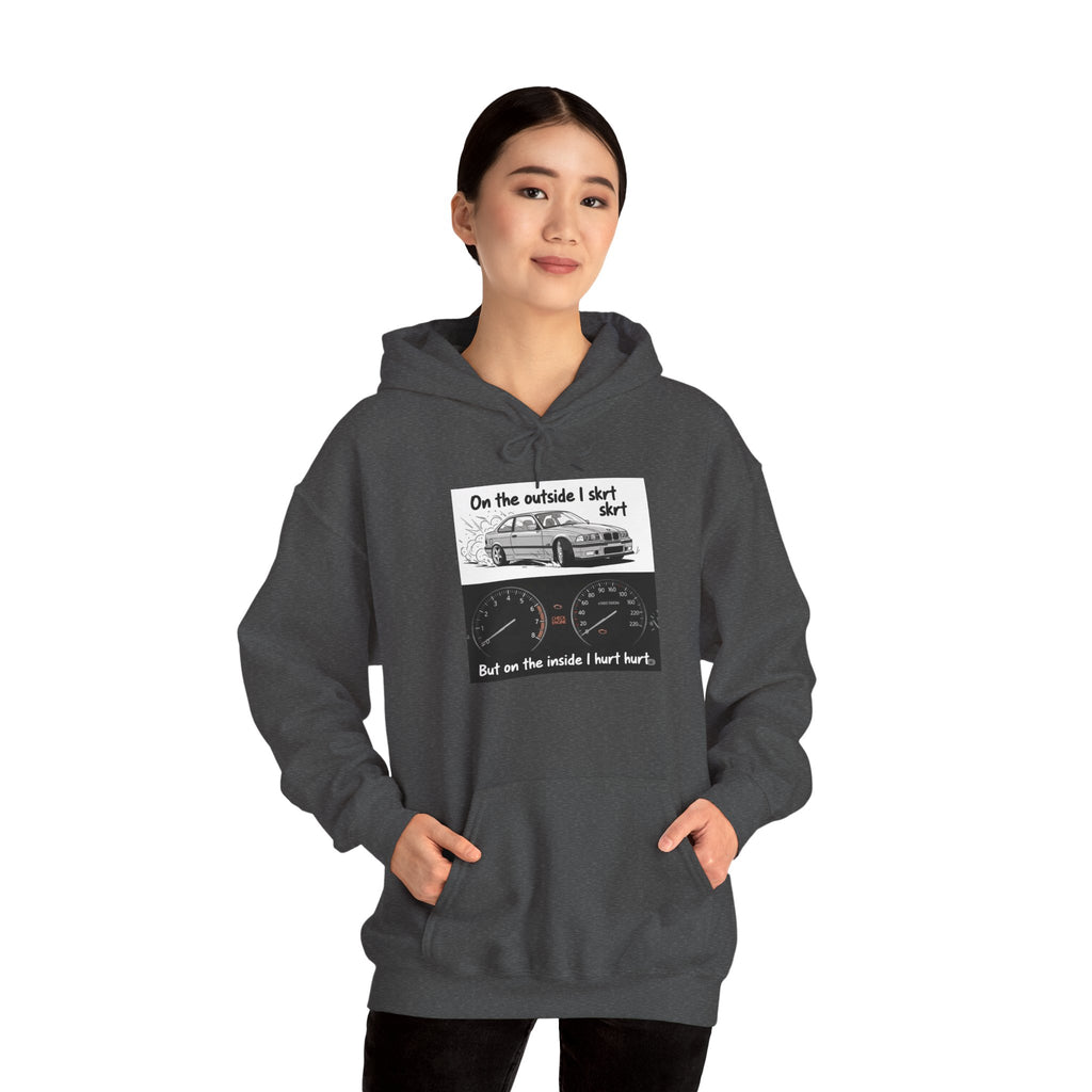 Hooded Sweatshirt Bmw Drift Check Engine Design