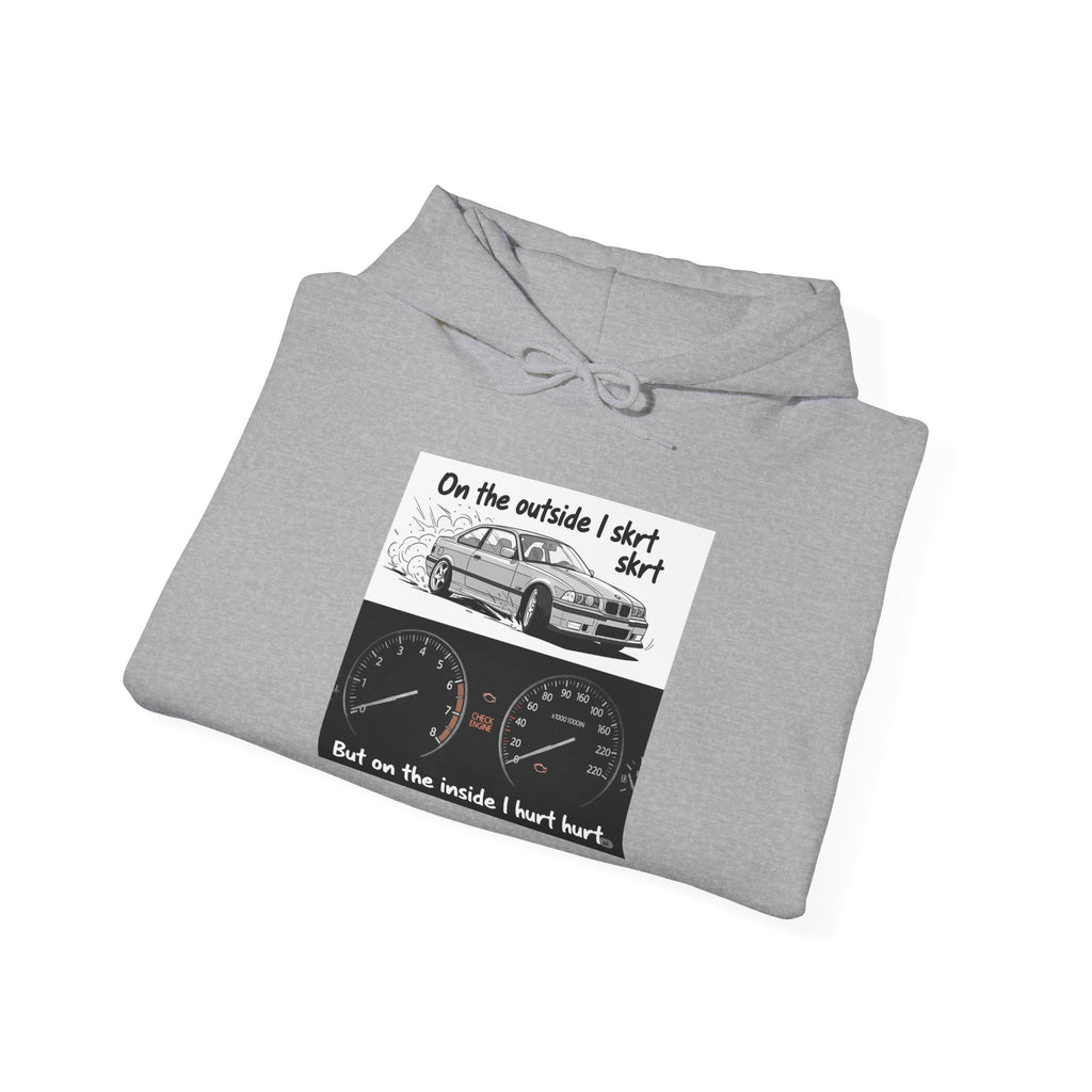 Hooded Sweatshirt Bmw Drift Check Engine Design