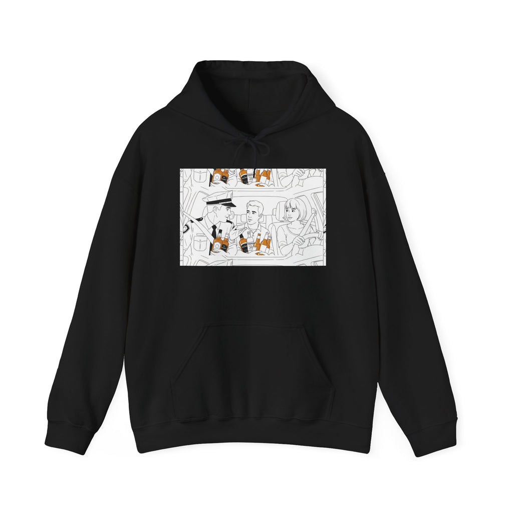 Hooded Sweatshirt - Under Influence, Don't Drink and Drive, Alcohol, Double Vision
