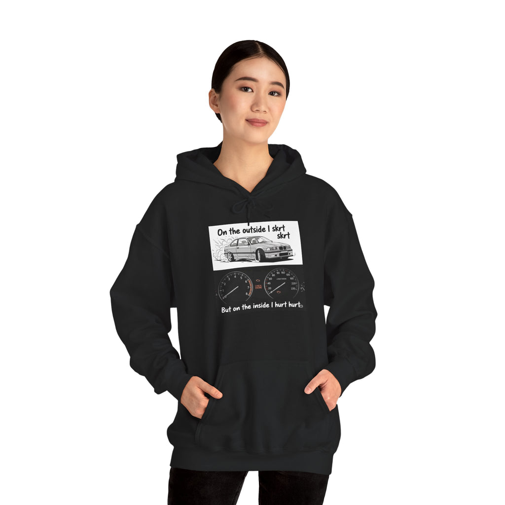 Hooded Sweatshirt Bmw Drift Check Engine Design