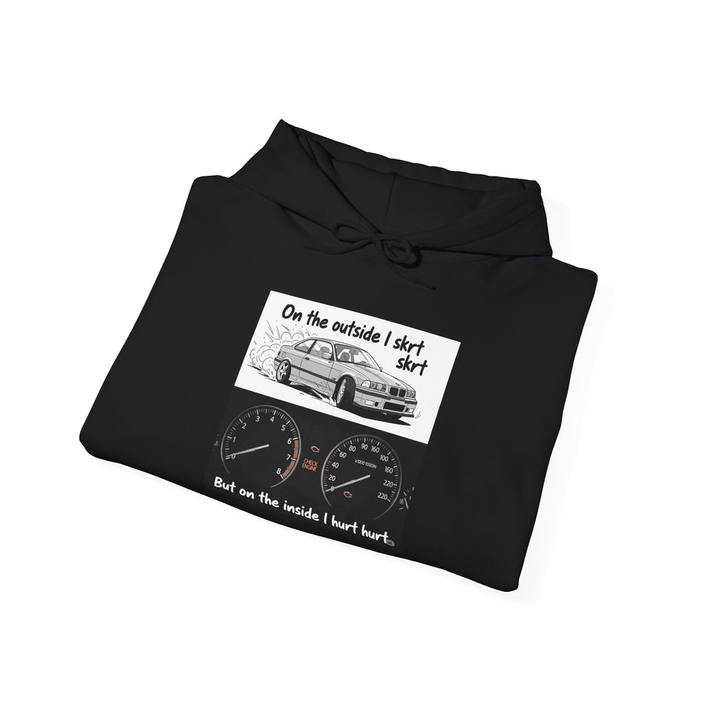 Hooded Sweatshirt Bmw Drift Check Engine Design